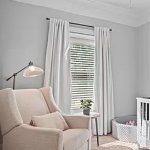 Pottery Barn Kids Evelyn Blackout Curtain, 44”x84” White